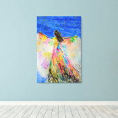 Bird Canvas Print Leinwanddruck (Insitu (Holzboden))