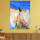 Bird Canvas Print Leinwanddruck (Insitu (Wohnzimmer))