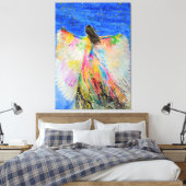 Bird Canvas Print Leinwanddruck (Insitu (Schlafzimmer))