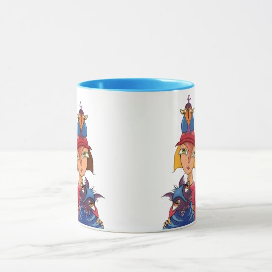 Bird Cat Lady Tasse (Zentrum)