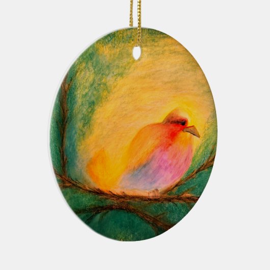 Bird Ceramic X-MAS Ornament (Rechts)