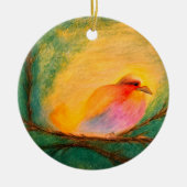 Bird Ceramic X-MAS Ornament (Vorne)