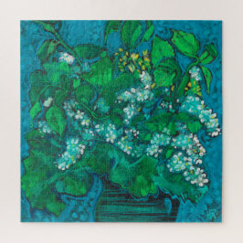 Bird Cherry Blume Blossom Blumenpastellfarbe Puzzle