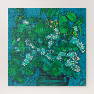 Bird Cherry Blume Blossom Blumenpastellfarbe Puzzle
