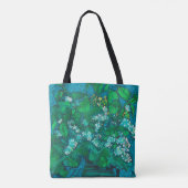 Bird Cherry Blume Blossom Blumenpastellfarbe Tasche (Rückseite)