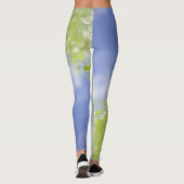 Bird Cherry Tree blüht Blume Sky Leggings (Rückseite)
