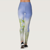 Bird Cherry Tree blüht Blume Sky Leggings (Rückseite)