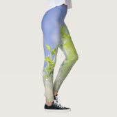 Bird Cherry Tree blüht Blume Sky Leggings (Rechts)
