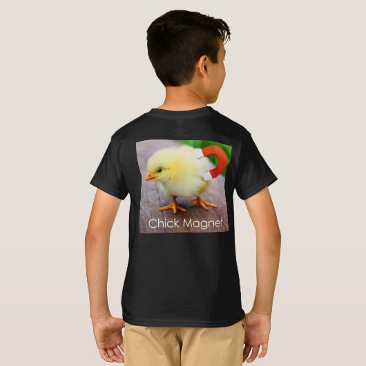 Bird Chick Magnet Girls fliegen zu dir T-Shirt (Schwarz voll)