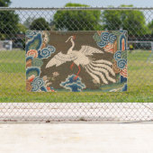 Bird Chinese Antique Decor Banner (Insitu)