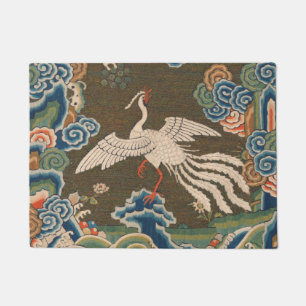 Bird Chinese Antique Decor Fußmatte