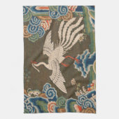 Bird Chinese Antique Decor Geschirrtuch (Vertikal)