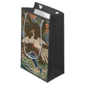 Bird Chinese Antique Decor Kleine Geschenktüte (Vorderseite Schrägansicht)