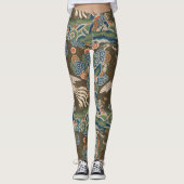 Bird Chinese Antique Decor Leggings (Vorderseite)