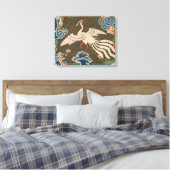 Bird Chinese Antique Decor Leinwanddruck (Insitu (Schlafzimmer))