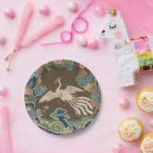 Bird Chinese Antique Decor Pappteller (Party)
