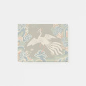 Bird Chinese Antique Decor Post-it Klebezettel (Vorderseite)