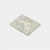 Bird Chinese Antique Decor Post-it Klebezettel (angewinkelt)