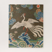 Bird Chinese Antique Decor Puzzle (Vertikal)