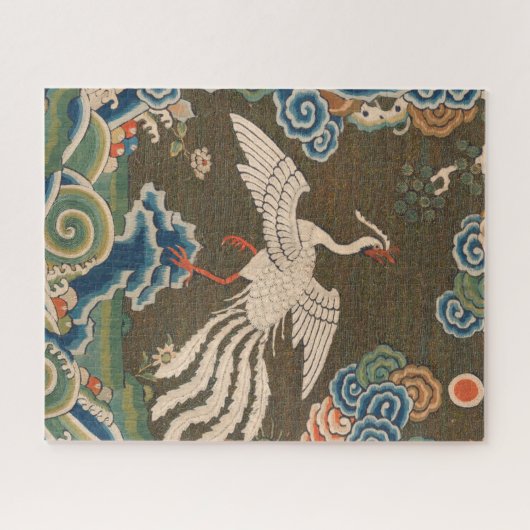 Bird Chinese Antique Decor Puzzle (Horizontal)
