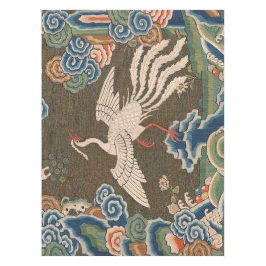Bird Chinese Antique Decor Tischdecke (Vorderseite)