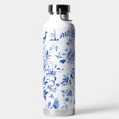 Bird Chinoiserie French Toile Trinkflasche (links)