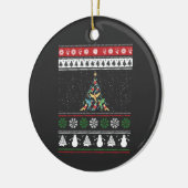 Bird Christmas Tree Bird Lover Keramik Ornament (Links)