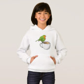 Bird Coffee Cup Hoodie (Vorne ganz)