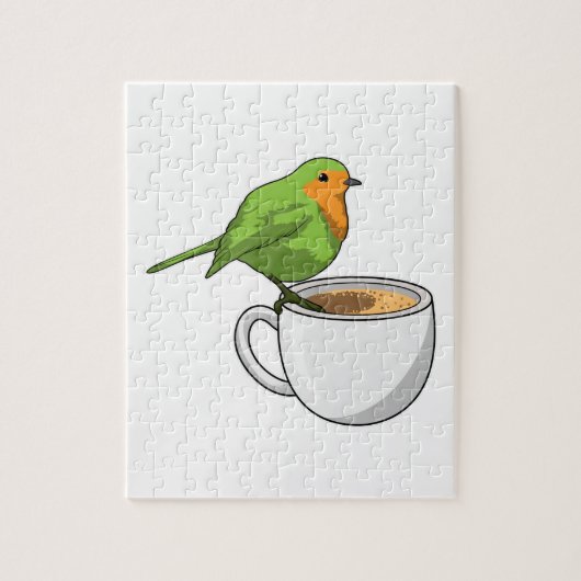 Bird Coffee Cup Puzzle (Vertikal)