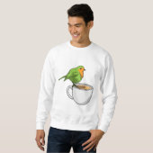 Bird Coffee Cup Sweatshirt (Vorne ganz)