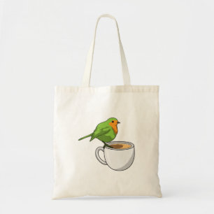 Bird Coffee Cup Tragetasche
