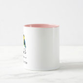 Bird Couple Matching Tasse zum 50. Jubiläum (Zentrum)