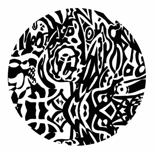 "Bird Creature" B&W Abstrakt Freistehende Fotoskulptur (Vorne)