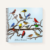 Bird Crowd auf Branchen Notizblock (Vorderseite)