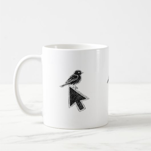 Bird Cursor Kaffeetasse (Links)