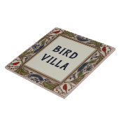 Bird Custom House Name Sign Plaque Plate Fliese (Seite)