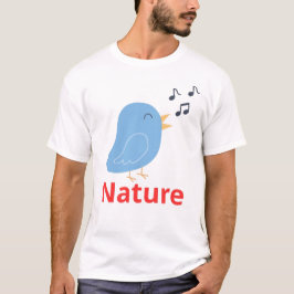 Bird Design: Elegant and Unique Avian Art  T-Shirt