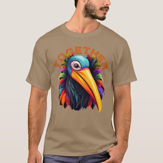 Bird Design Familie T-Shirt (Vorderseite)