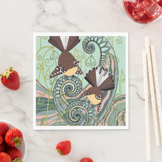 Bird Design Serviette (Beispiel)