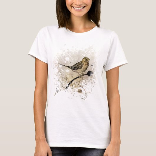 Bird-Design T-Shirt (Vorderseite)