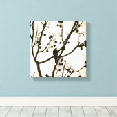 Bird Digital Art Leinwanddruck (Insitu (Holzboden))