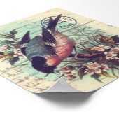 Bird Digital Art Poster (Ecke)