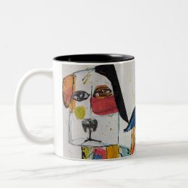 Bird Dog 11oz Mug Zweifarbige Tasse