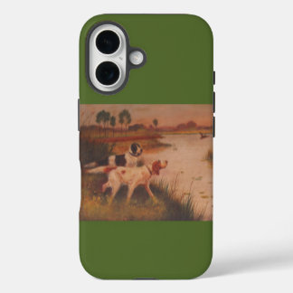Bird Dogs Dark Olive Green iPhone 16 Fall iPhone 16 Hülle