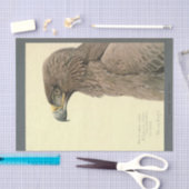 Bird Ephemera Decoupage Brown Eagle Seidenpapier (Handwerk)