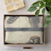 Bird Ephemera Decoupage Falcon Seidenpapier (Geschenk)