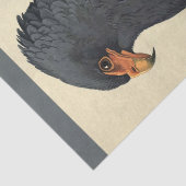 Bird Ephemera Decoupage Gray Eagle Seidenpapier (Ausschnitt)