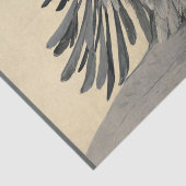 Bird Ephemera Decoupage Gray Seidenpapier (Ausschnitt)