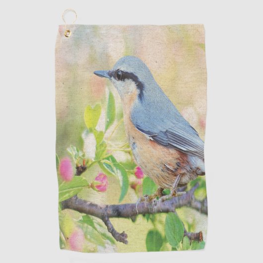 Bird Fanatic Golfhandtuch (Vorderseite)