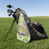 Bird Fanatic Golfhandtuch (Gras)